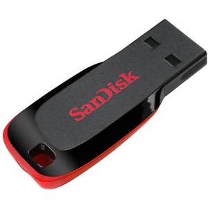 Sandisk 64GB Flashdisk Cruzer Blade 64 GB Original WATERPROOF Garansi!