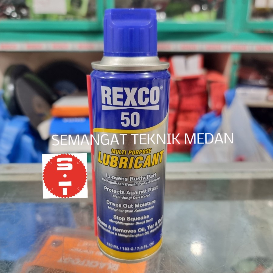 REXCO50 PELUMAS SERBAGUNA ANTI KARAT LUBRICANT 220ml REXCO50 REXCO 50