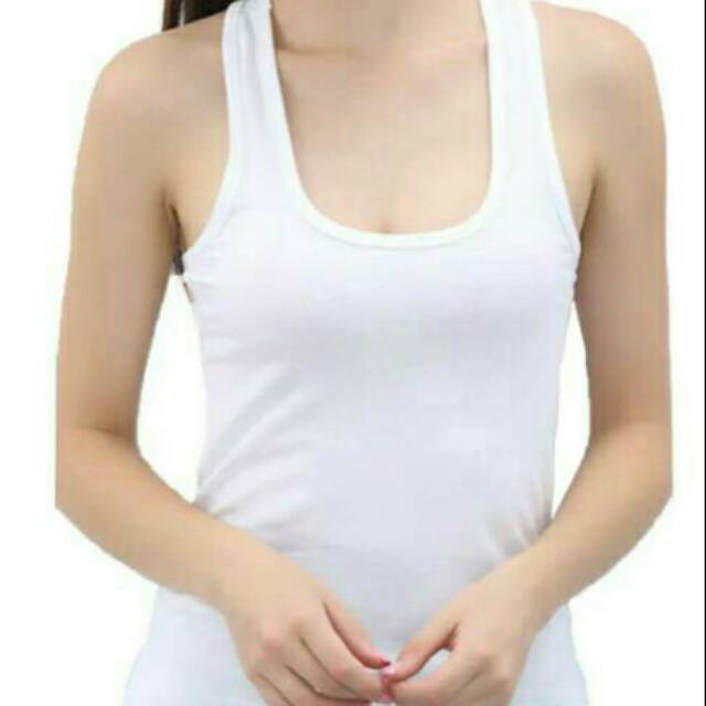 TANK TOP / SINGLET TALI LEBAR / 1KG MUAT 10 PCS