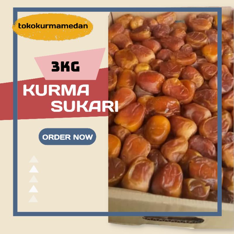 

Kurma Sukari 1 Dus 3kg Lebih - tokokurmamedan