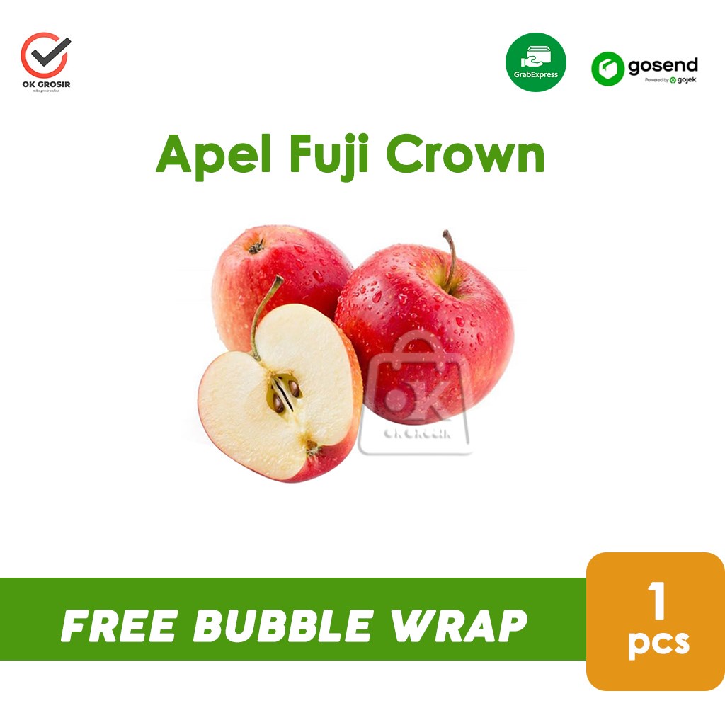 

Buah Apel Fuji Crown Brand / Honestman / Jaya / Superior / Envy (KHUSUS INSTANT)