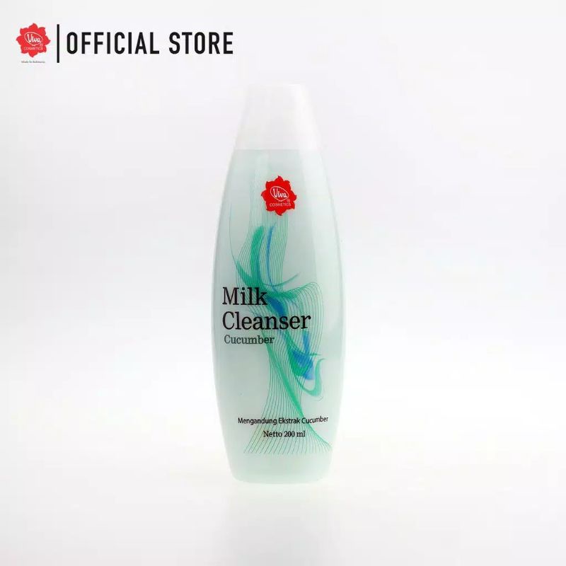 Viva milk cleanser 100ml/pembersih susu viva/pembersih wajah viva isi