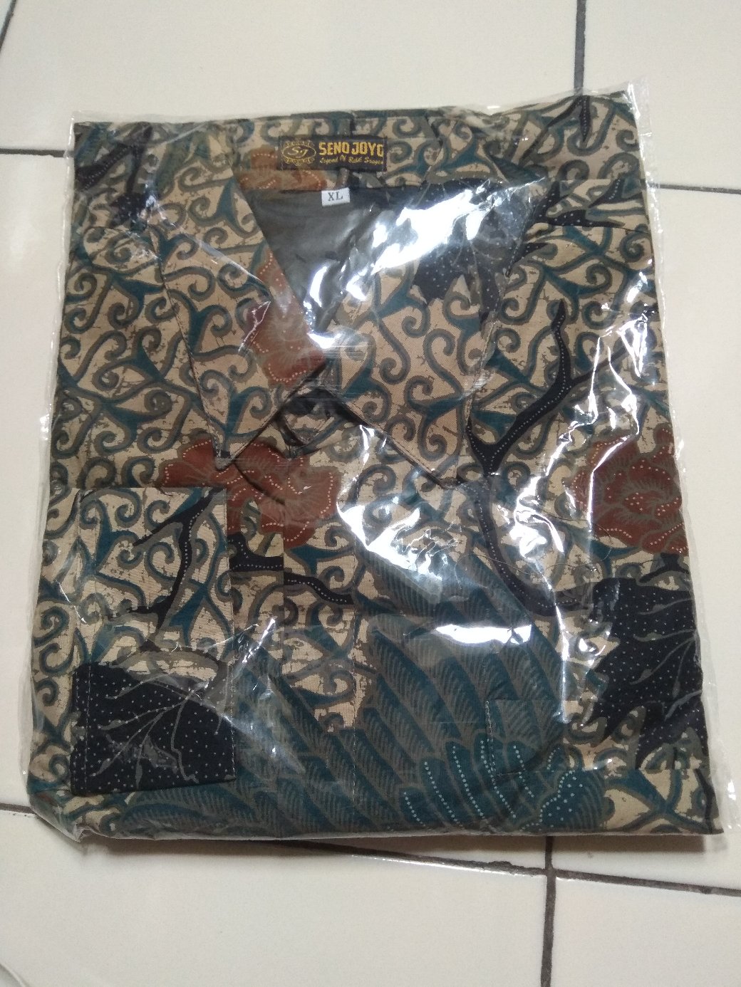 Kemeja Batik Pria Panjang Cendrawasih Ijo Full Furing