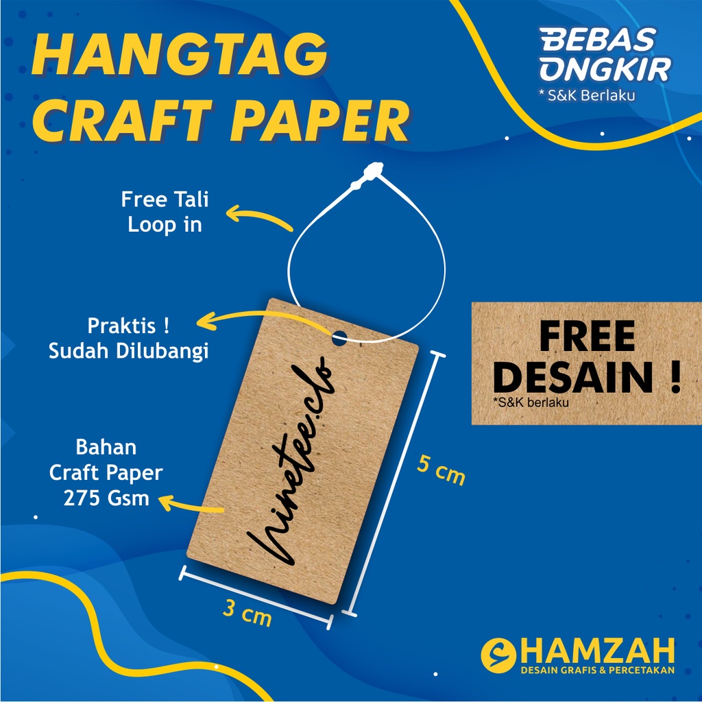 

Hang tag Craft Paper Aesthetic free tali free desain