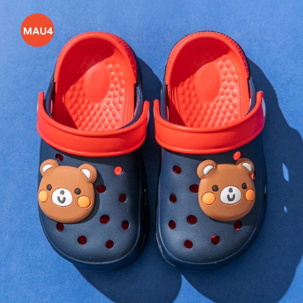 LAPAGO - Sepatu Sandal Slop Anak Kartun EVA Laki laki Perempuan Umur 1-4 Thn Eva 2021 Type MAU