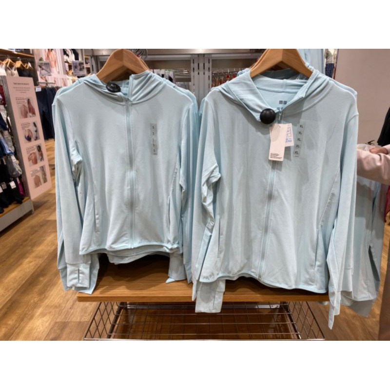 jaket uniqlo airism uv cut