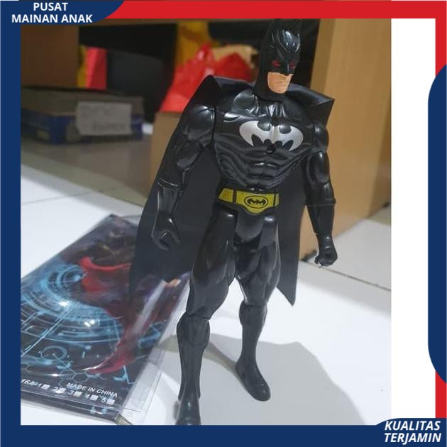 ROBOT BATMAN Nyala Lampu Mainan Anak No.16A-2 /Action Figure Pajangan Karakter Superhero