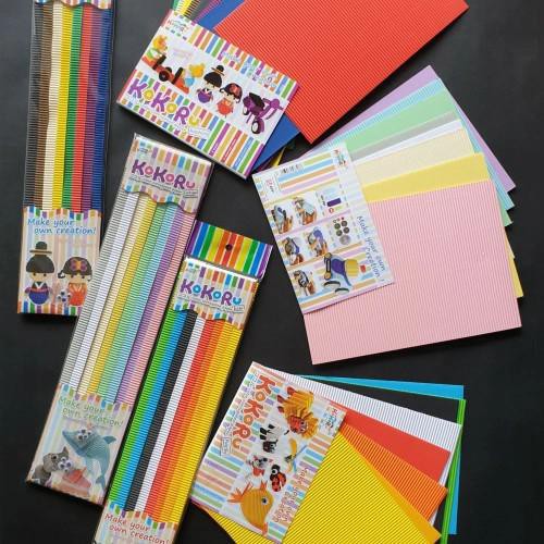 

Kertas / Kertas Kreasi Kokoru Stripe Panjang - Lumba Pastel, Panjang