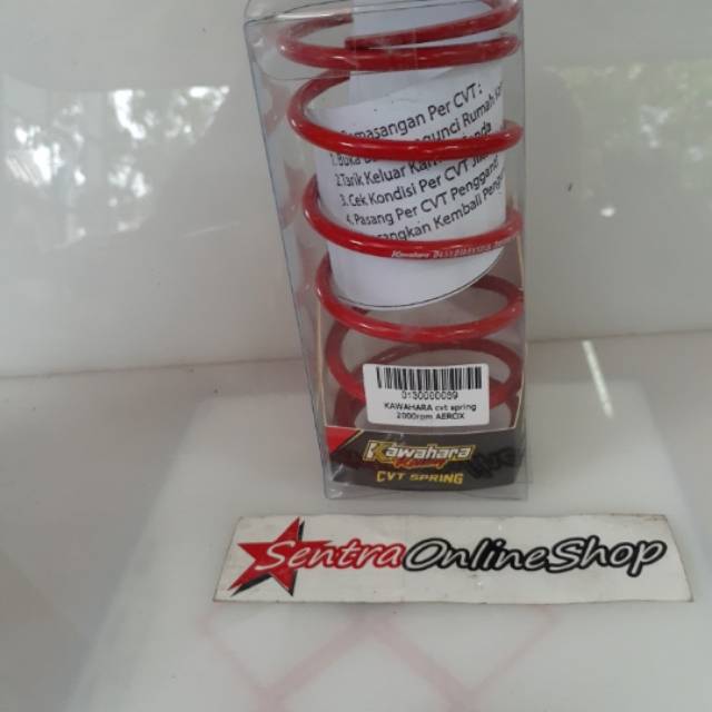 per cvt aerox 155. nmax. n max 2000RPM kawahara