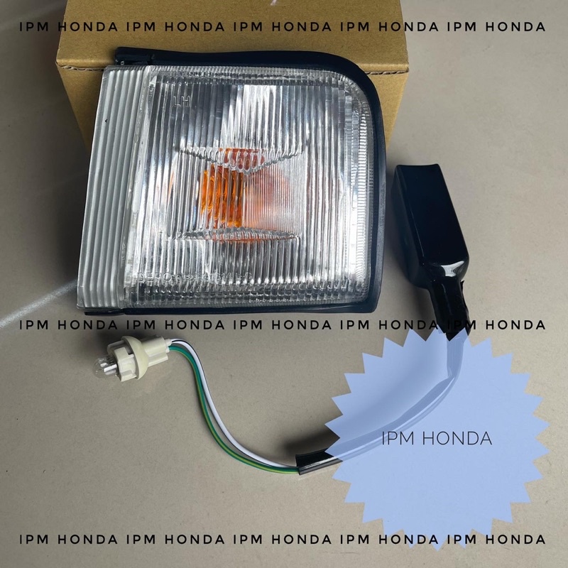 Sen Sein Corner Samping Lampu Depan Kanan / Kiri Besar Putih Honda Accord Prestige 1988 1989