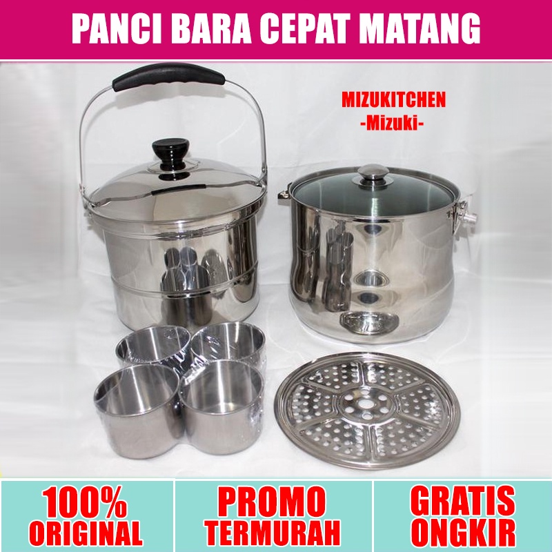 PANCI IZZY COOK EUROPA POT/PRIMA COOK PANCI BARA HEMAT GAS Europa pot ( ALAT MASAK CEPAT MATANG TERMURAH )