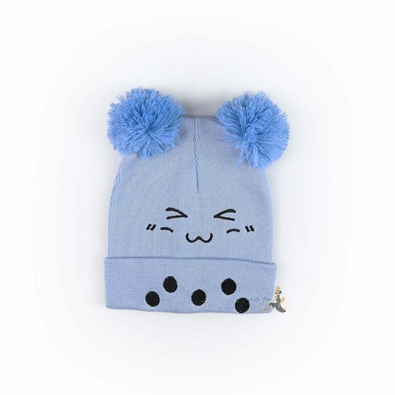 topi kupluk anak boba untuk anak 3-1 thn/bisa bayar d tempat(COD)/Kupluk Pom Pom Rajut Anak Bayi Bor