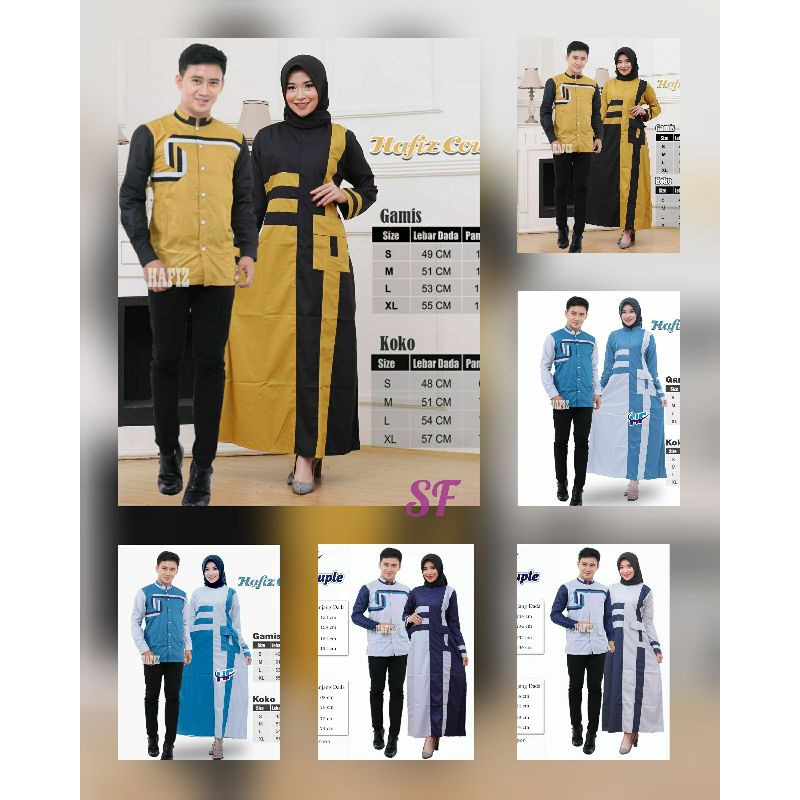 couple modern subhanul muslimin/couple hafiz /seragam hadroh