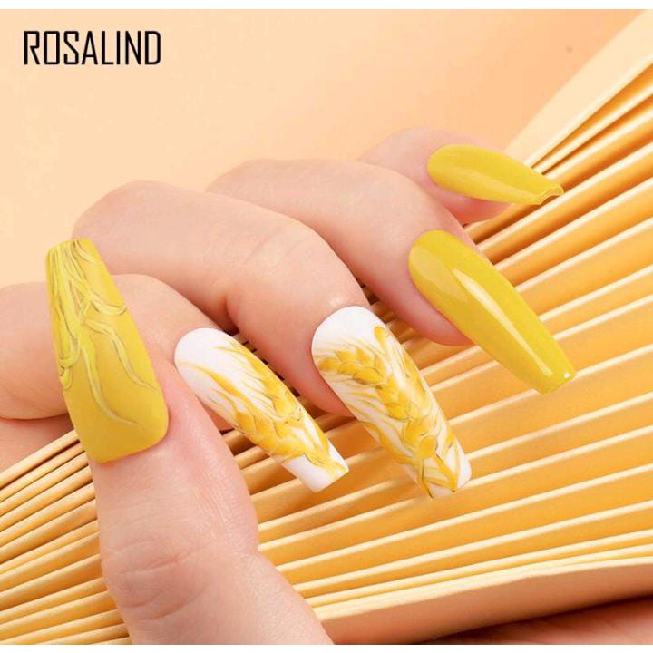 Rosalind YELLOW SERIES Gel Nail Polish UV LED / Kutek / Cat Kuku