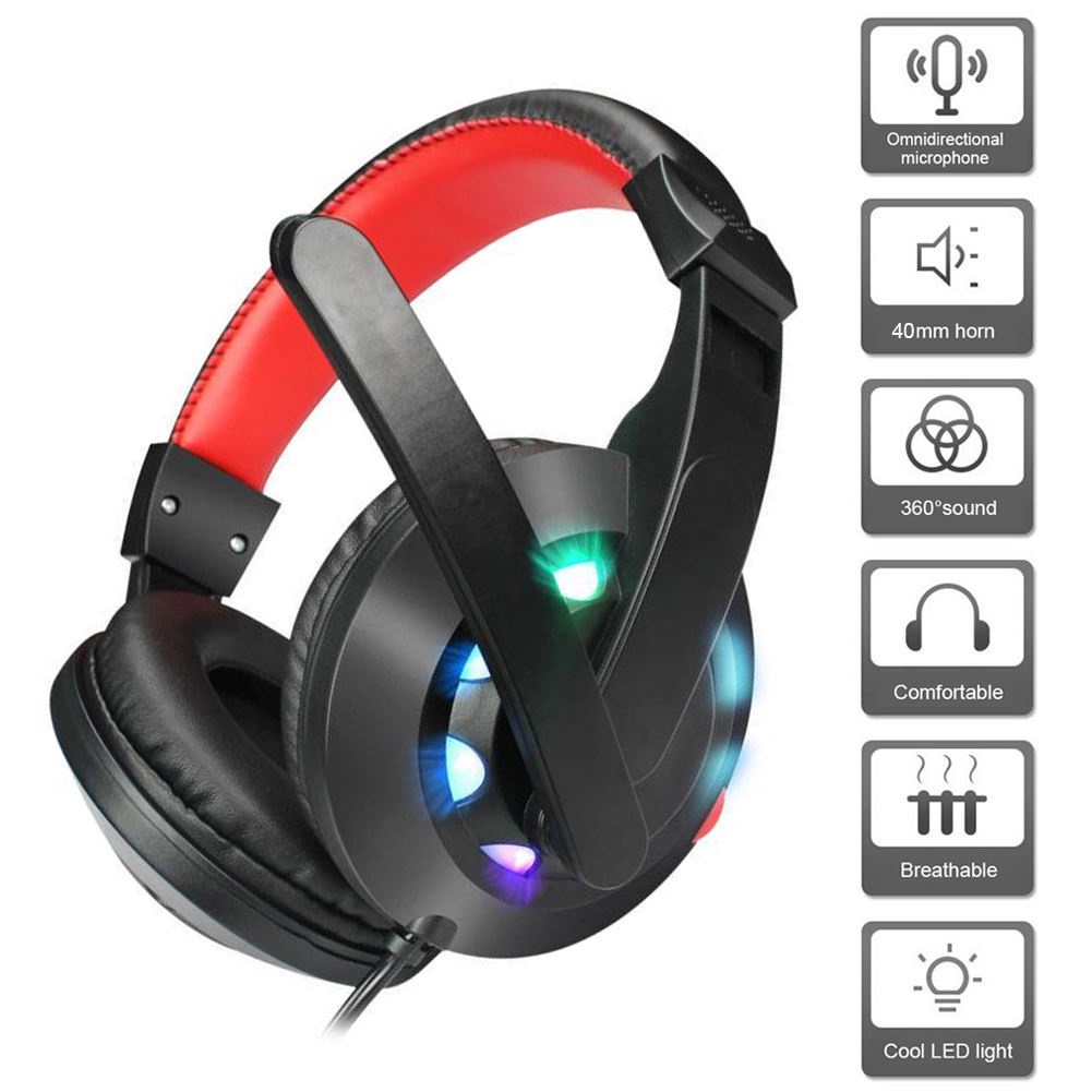 Gaming Headphone RGB A3/A65/Permainan Headset/Headset Asli/ Game Earphone/Permainan Headset