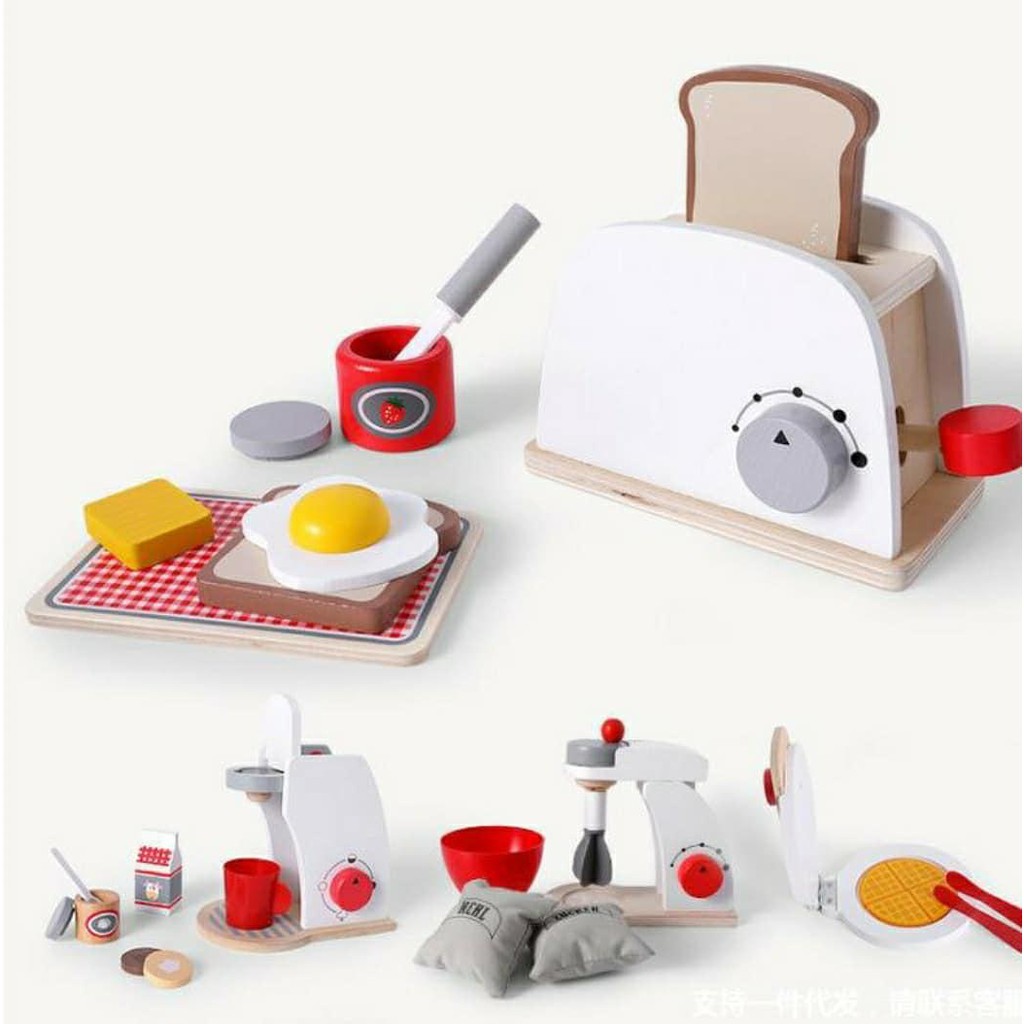 mainan masak toaster