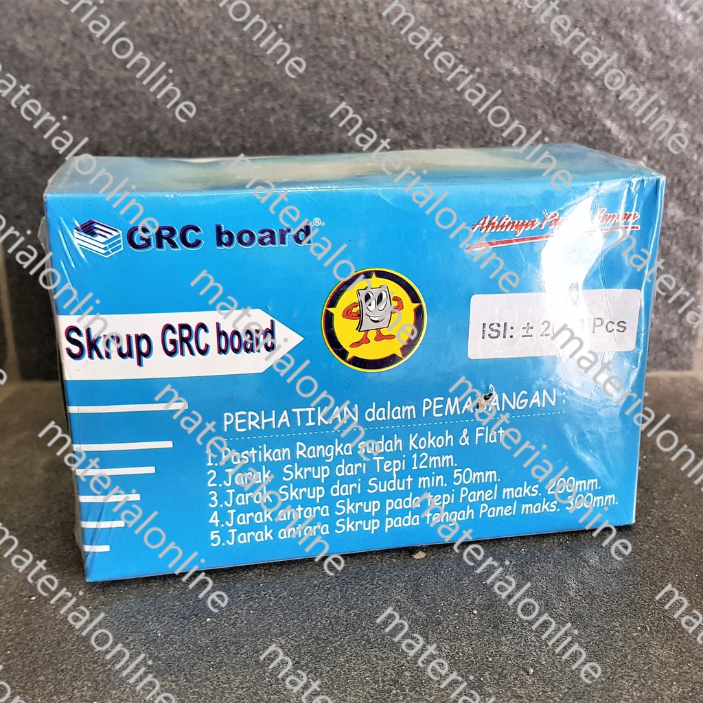 SKRUP Sekrup Baut GRC Kalsi BOARD Sirip Kuping Per Buah Ecer Eceran-3