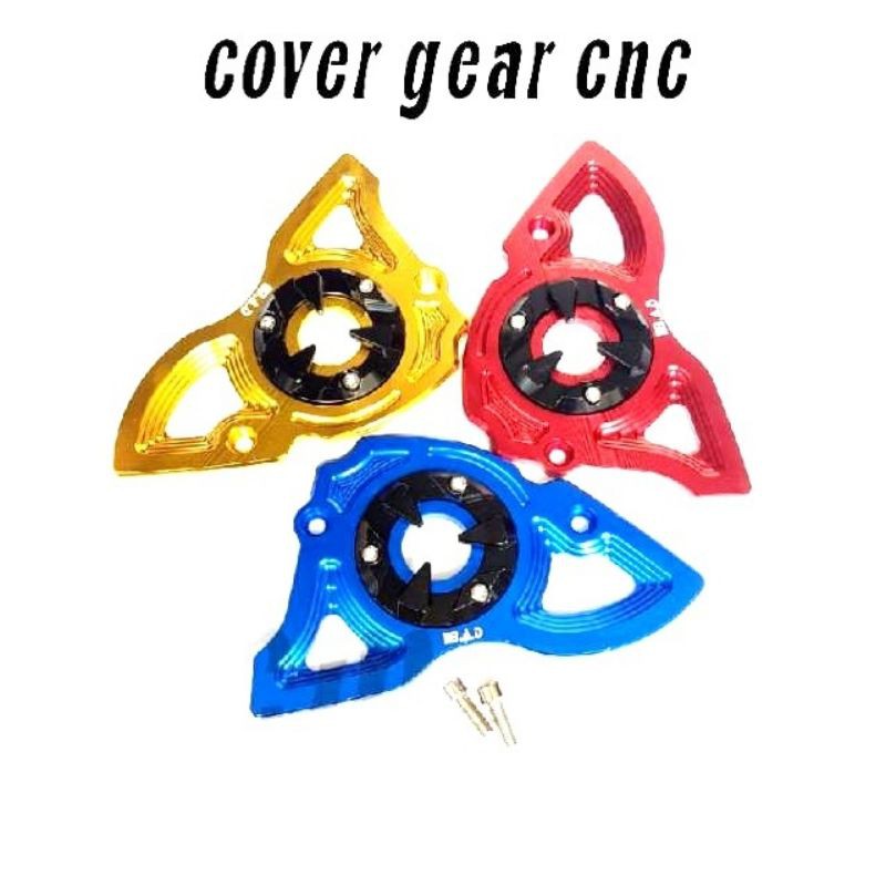 【Cover gear VIXION R15 MX 】 Tutup gir depan vixion cover gir depan variasi full cnc