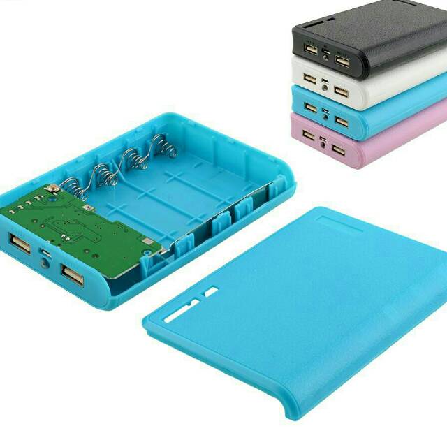 Modul casing diy power bank 4x baterai