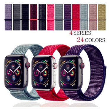 ✅TERMURAH-Strap Apple Watch Sport Loop Strap - Nylon Wooven - Size 38 40 41 42 44 45