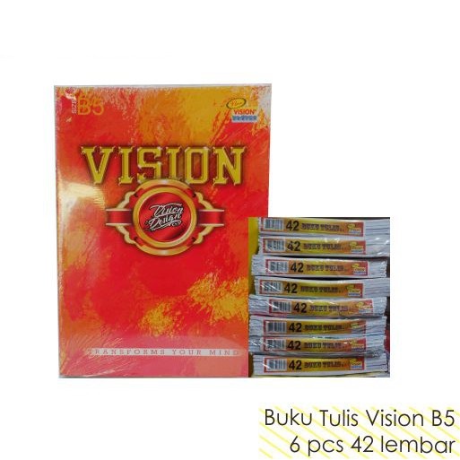 Buku Tulis Vision B5 42 - Satuan