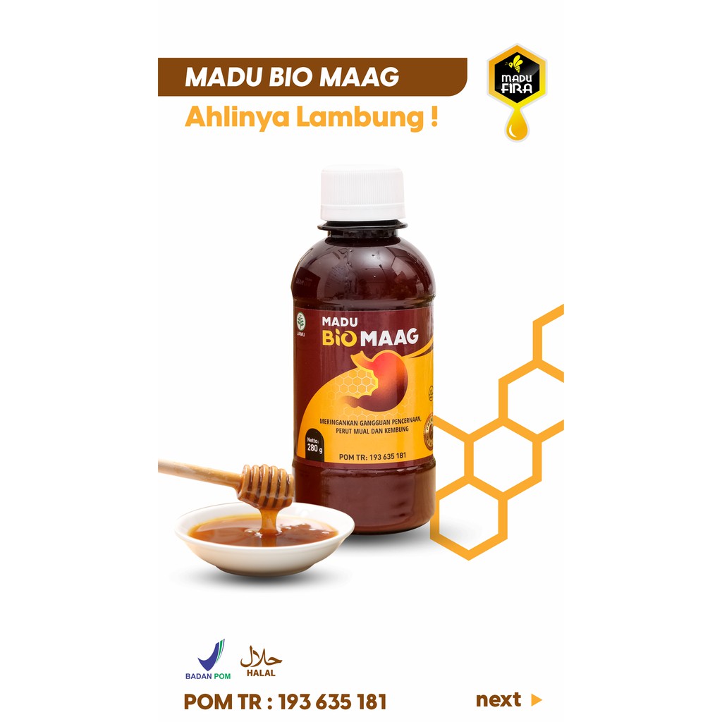 ORIGINAL Madu Biomag Herbal Spesialis Asam Lambung, GERD Dan Maag Kronis Ampuh| Biomaag