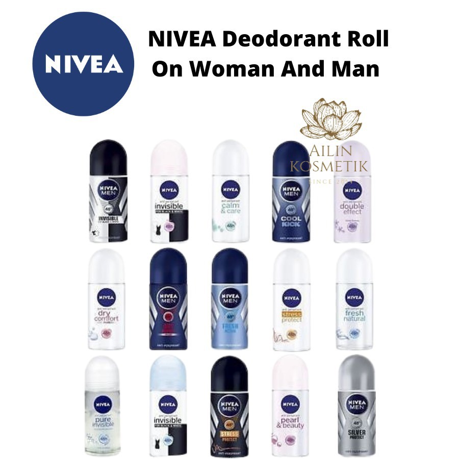 NIVEA Deodorant Roll On Woman And Man - Part II by Ailin Kosmetik