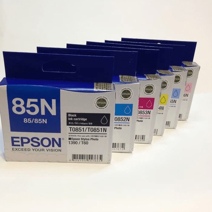 Tinta Epson 85N Epson 1390/T60 ALL Colour - Hitam