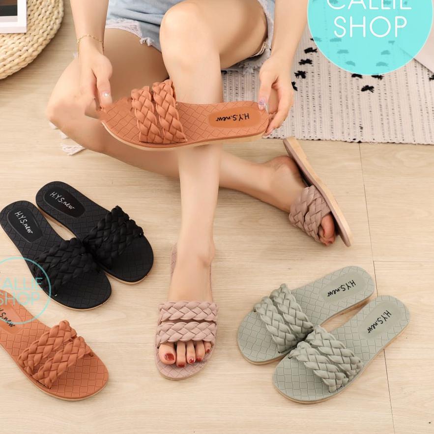 ✈ Sandal Selop Wanita Jelly HYS 2063 TMBGTL2 ♂