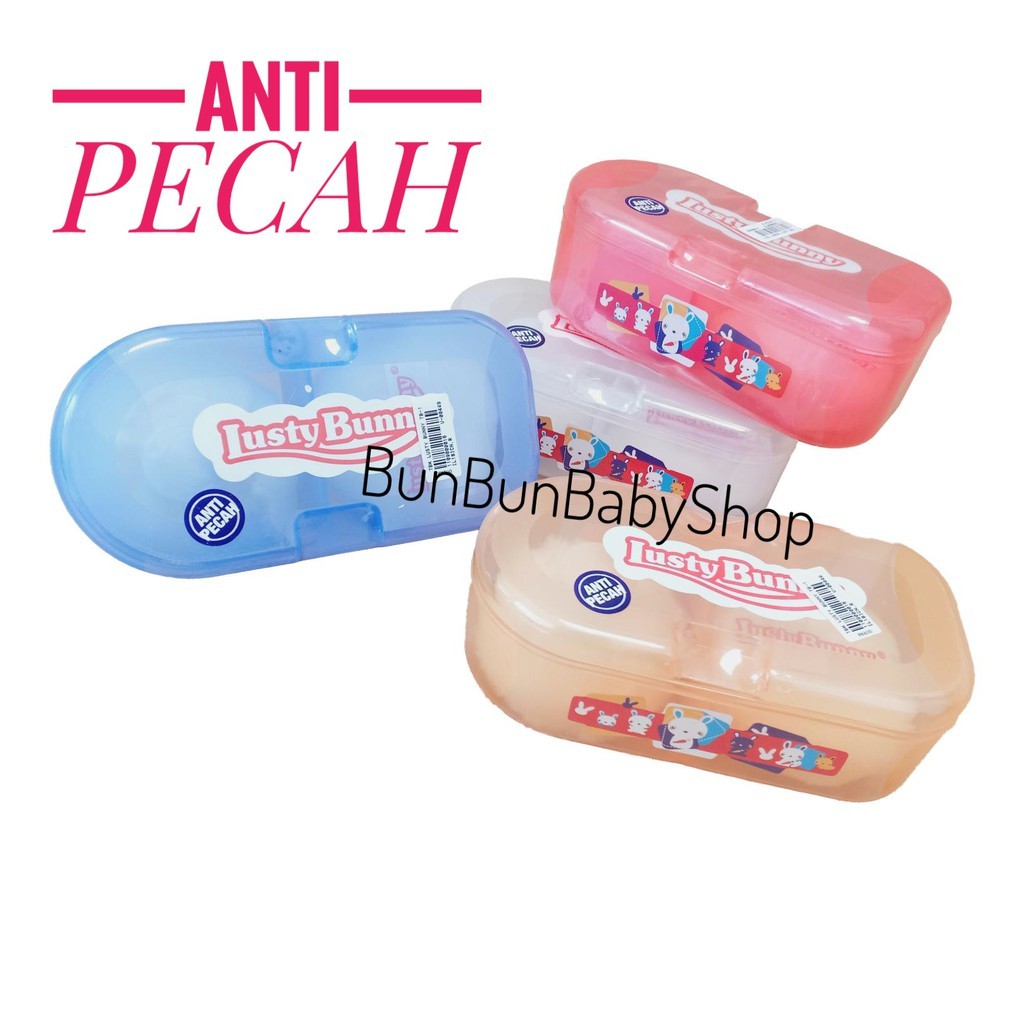 ANTI PECAH Lusty Bunny Tempat Bedak Bayi Anak Tabur Tabor Perlengkapan Baby Newborn Peralatan