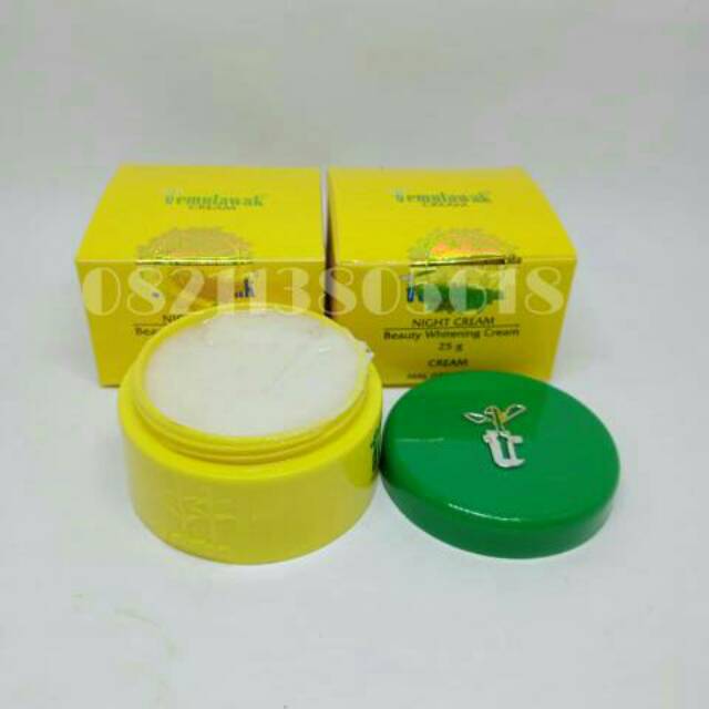 ( ECER ) CREAM TEMULAWAK MALAM ORIGINAL / Cream temulawak malam holo super