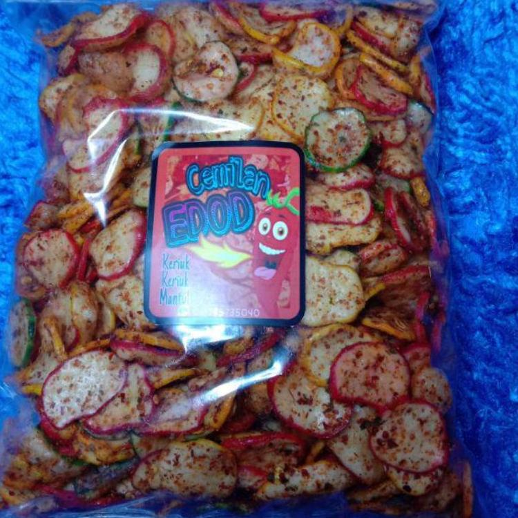 

Tertarik--SEBLAK KERING / KRUPUK BANTET DAUN JERUK 500grm
