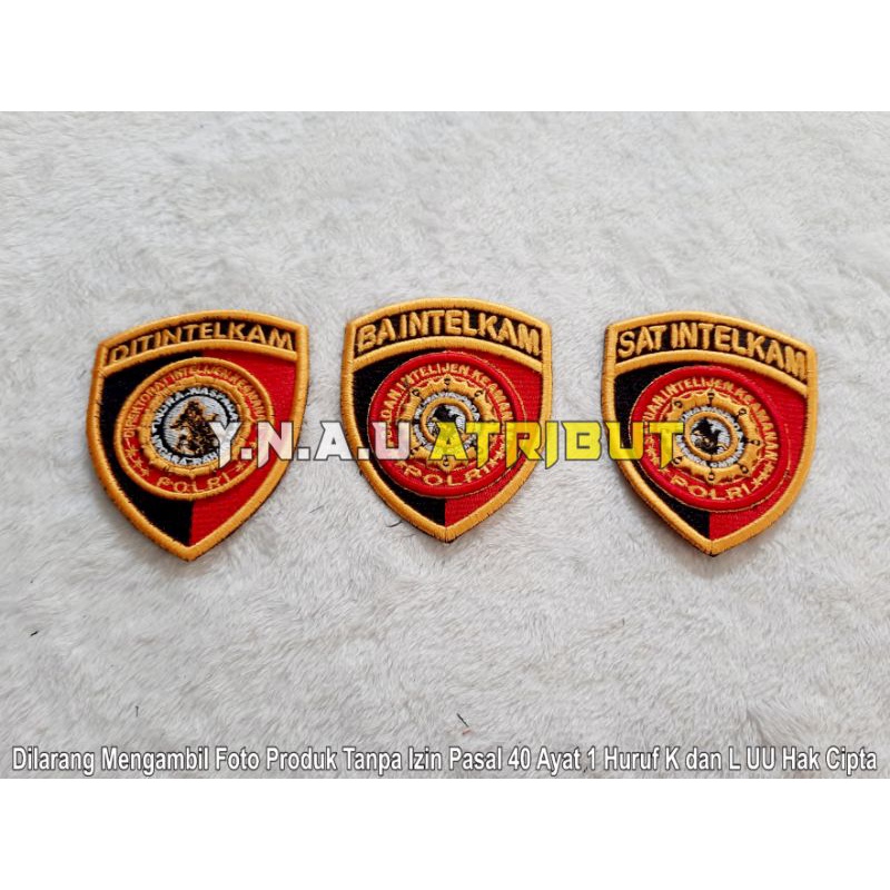 ATRIBUT PDL POLRI / BET LENGAN PDL BAINTELKAM POLRI/DIT INTELKAM POLRI/SAT INTELKAM POLRI