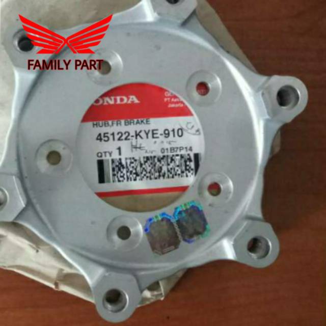 45122-KYE-910 Dudukan Disk Depan Megapro Monoshock