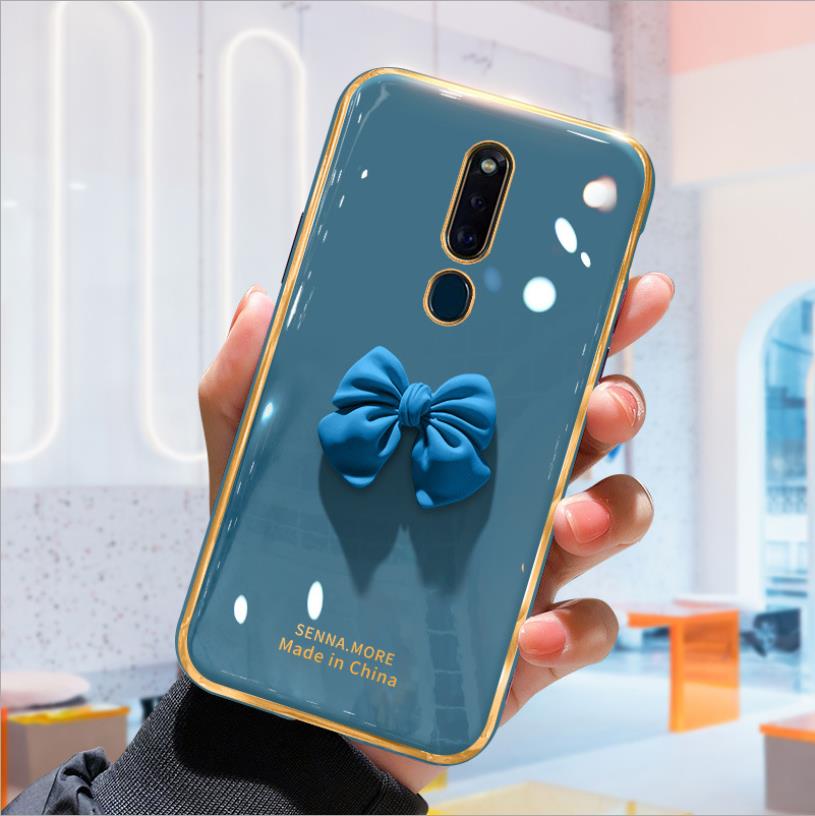 Case Oppo A16 A74 A54 A93 A15 A15s A12 A53 A31 A33 A9 A5 2020 A52 A92 A7 A5s A3s A12e A11k A83 A39 A57 F11 Pro F9 Pro F7 F5 F1s F1 Plus F3 Plus Simple Bow Soft Phone case-4