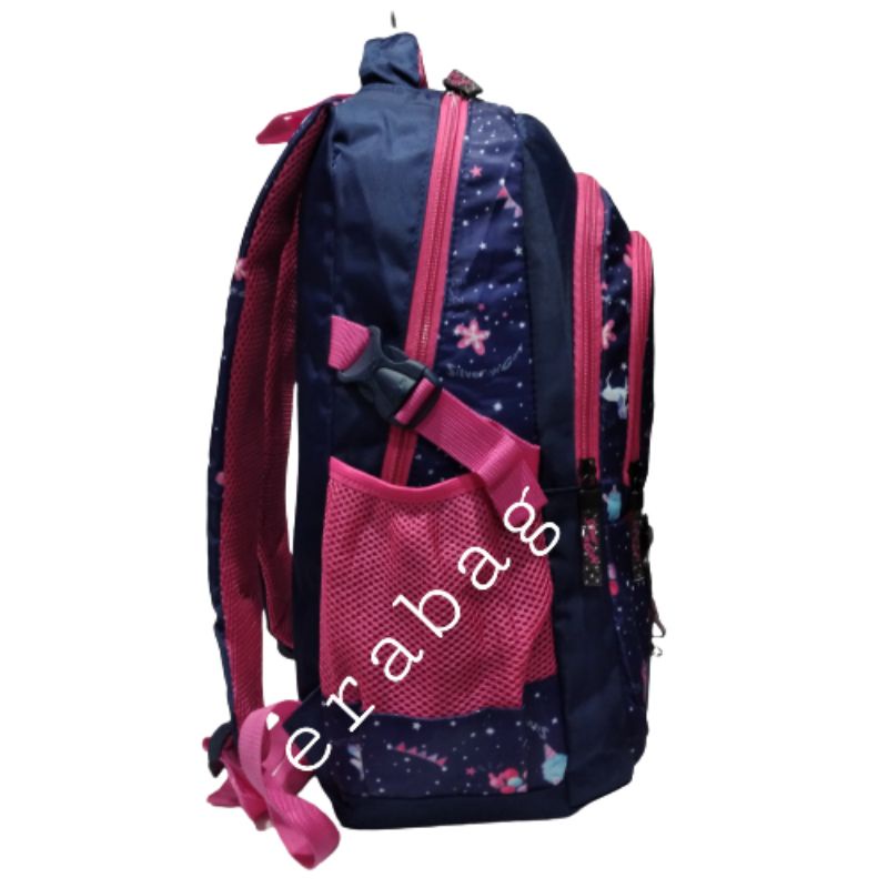 Tas Ransel sekolah wanita Backpack kekinian ALTO Silver Girl by Alto Import Original 76220S1