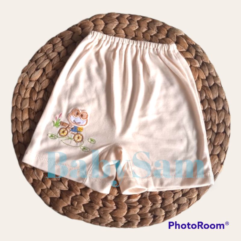 Celana Pendek Bayi Unisex 0-6Bln Warna || Celana Pendek Mamigo Warna Katun Premium