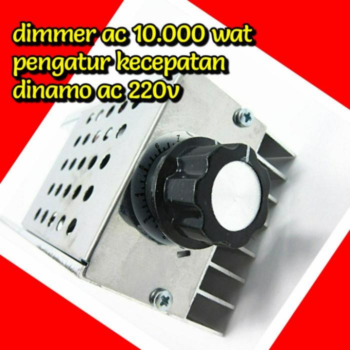 Pengatur Dimer Ac 10.000 Wat Speed Control Dimer Ac 220 Volt Pengatur Kecepatan