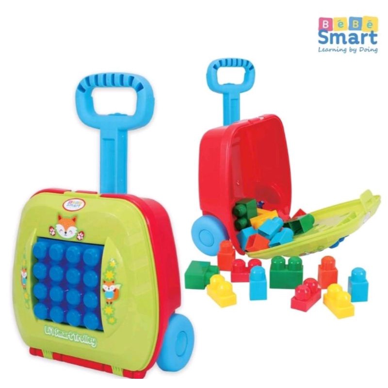 Bebe smart lil smart trolley / mainan dorong lego