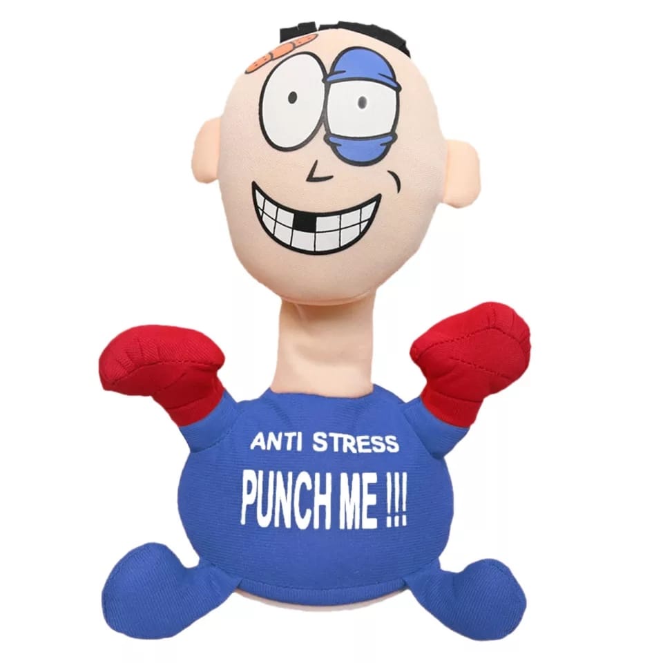 laristerus79 BONEKA ANTI STRESS punch me boneka pukul saya boneka menjerit  P007