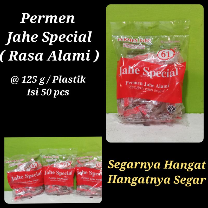 

Permen Jahe Special plastik / refil - 125 g