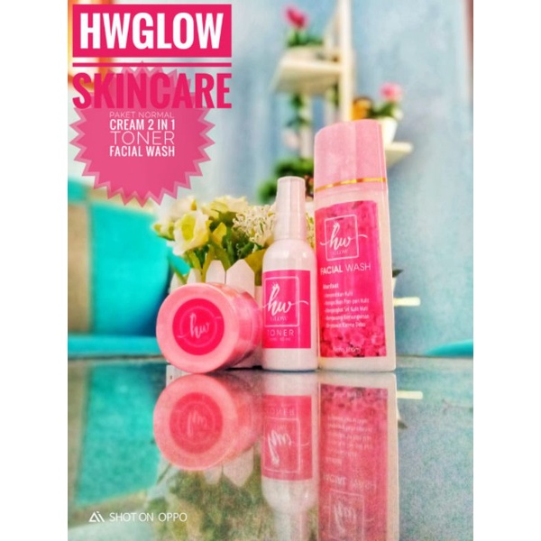 Skincare HW GLow Paket Normal