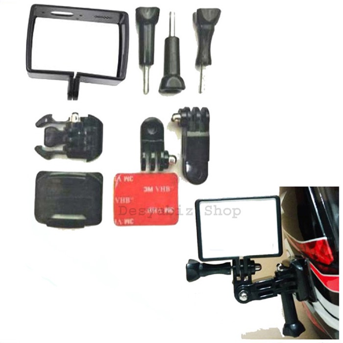 Side Mounting Samping Helm Yi discovery Inter China Action Camera Motovlog