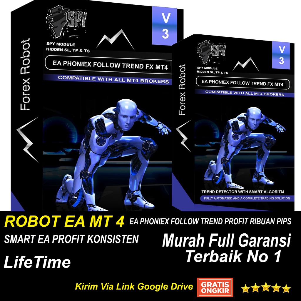 ROBOT EA MT 4 | EA PHONIEX FOLLOW TREND PROFIT RIBUAN PIPS