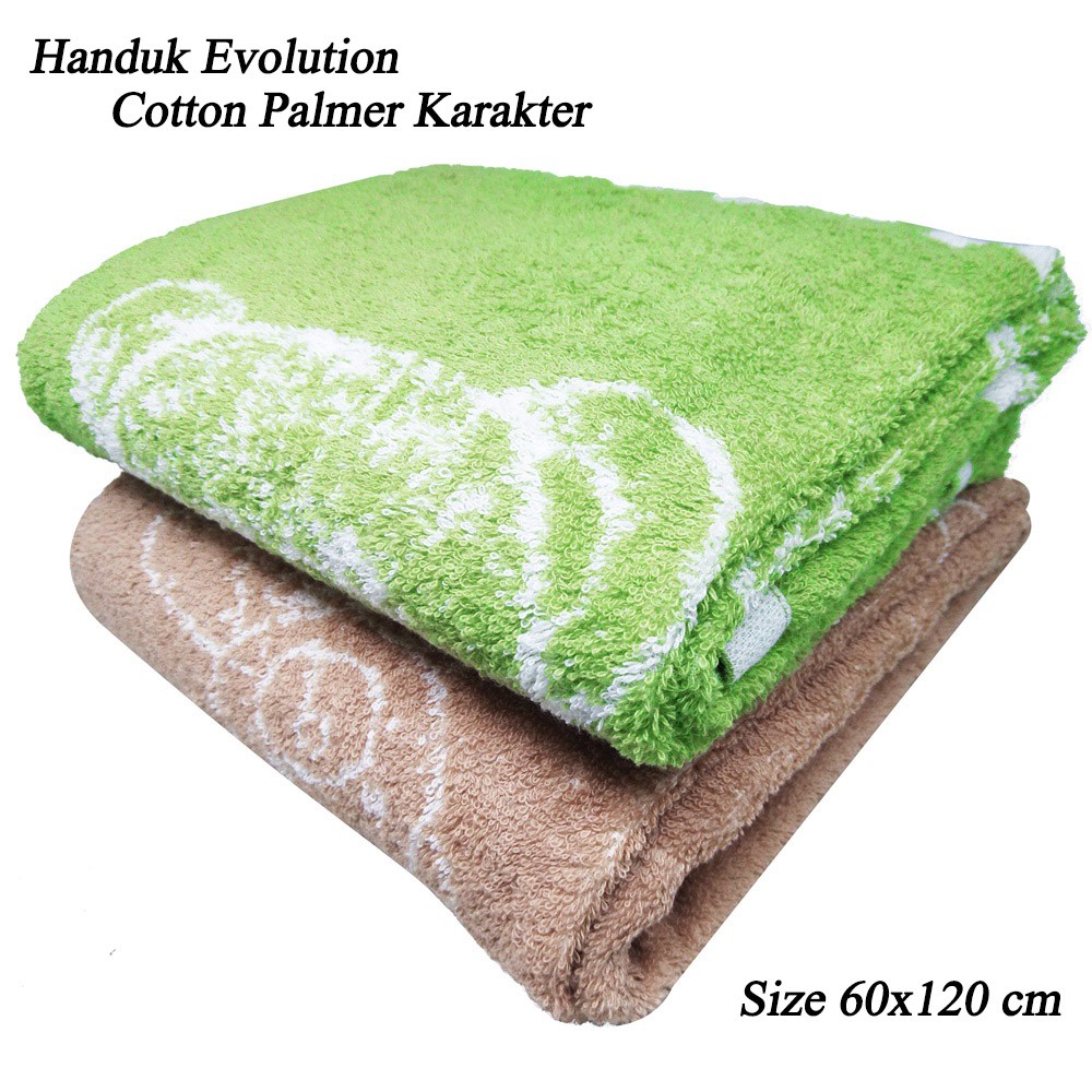 Handuk Mandi Evolution Palmer Karakter 60 x 120 cm