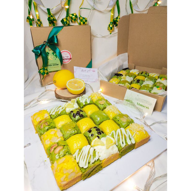 

Matcha x Lemon Brownie | Hampers Lebaran