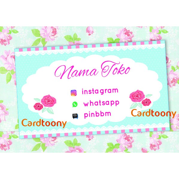 

Stiker label produk shabby chic