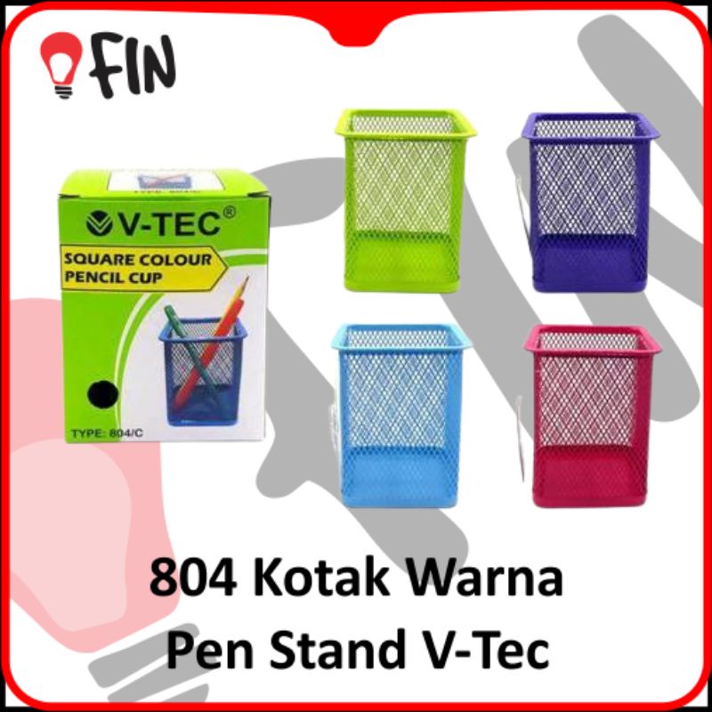 

804 Kotak Warna Pen Stand V-Tec