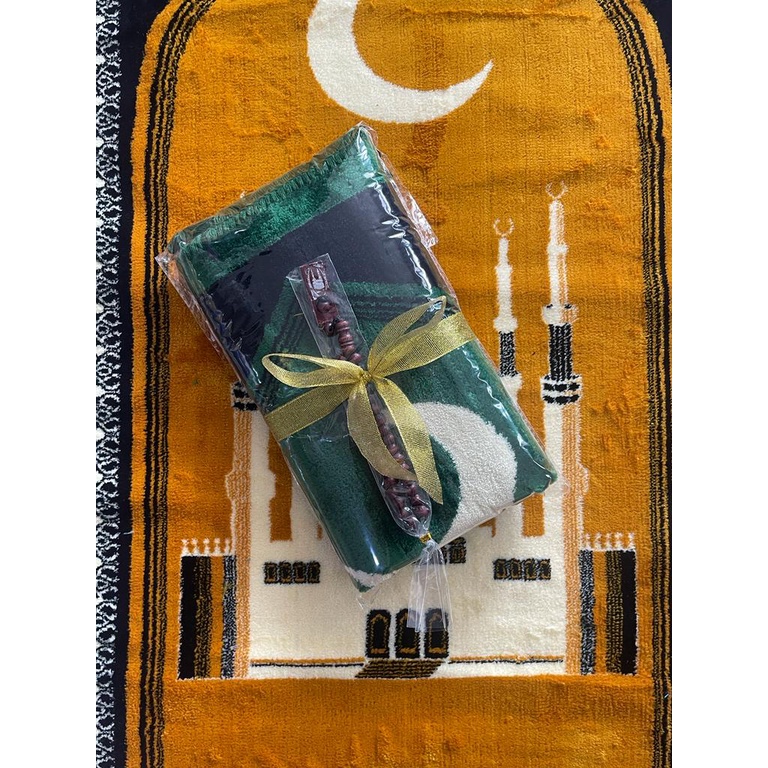 ALDN18 Paket Souvenir Sajadah + Tasbih Sovenir Parcel Sajadah