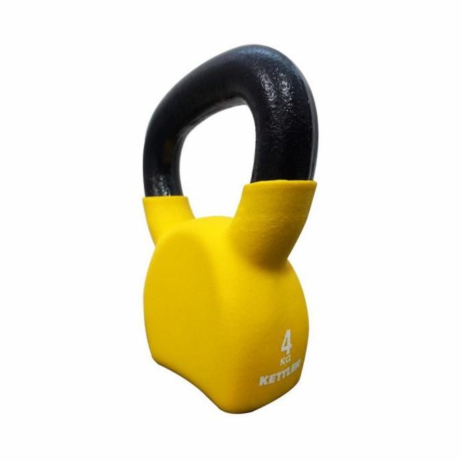 KETTLER NEOPRENE KETTLEBELL 4 KG DUMBEL FITNESS BEBAN - KETTLER KETTLEBELL 4KG